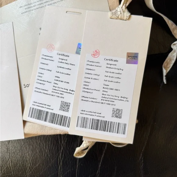 Songmont Medium Song Bag - Taupe Leather - Picture 8 of 8